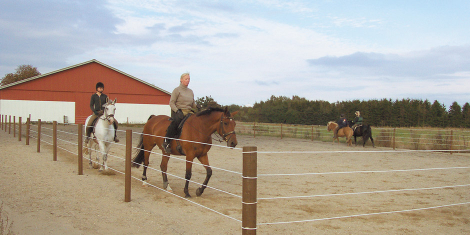 Ridebaner og roundpens