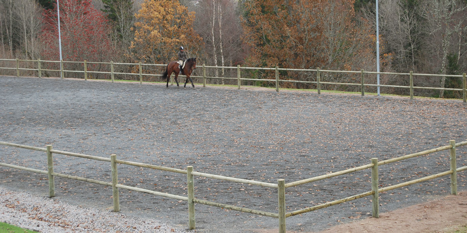 Ridebaner og roundpens
