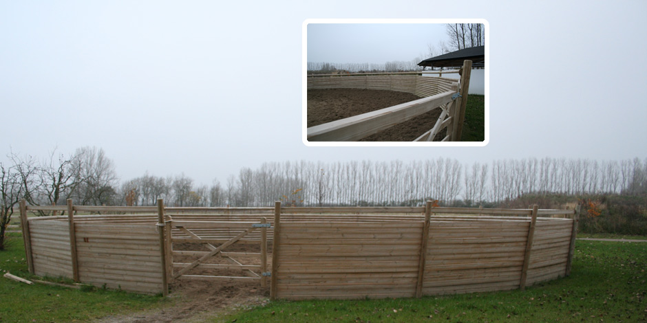 Ridebaner og roundpens