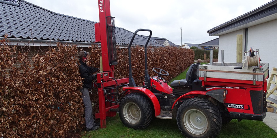 Pælehammer monteret på 4x4